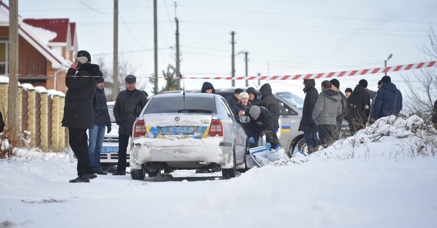 Появились первые фото и подробности перестрелки полицейских на Киевщине