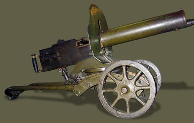 Украинские военные применяют в АТО пулемет Максим 1910 года