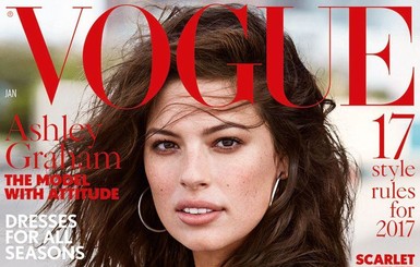 Модель plus-size украсила обложку Vogue