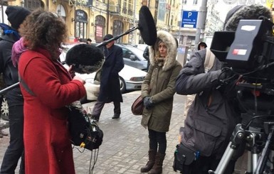 В центре Киева неожиданно встретили Ванессу Паради 