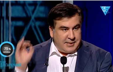 Саакашвили сорвался на журналистке в студии у Шустера