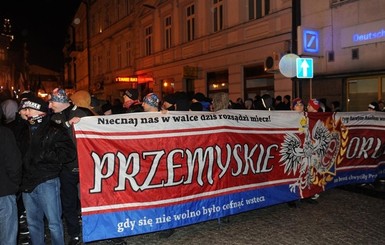 В Польше задержали кричавшего 