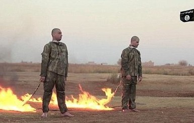 ИГИЛ показал сожжение двух турецких солдат