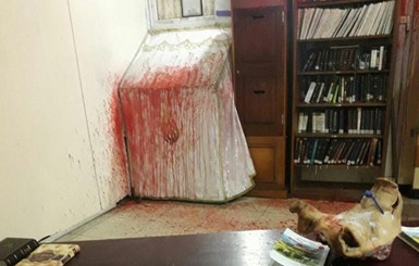 Осквернение синагоги в Умани: полиция показала фоторобот подозреваемого