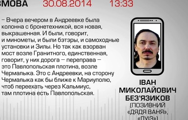 СБУ обнародовала компромат против украинского полковника Безъязыкова