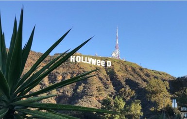 В США вандалы испортили знаменитую надпись Hollywood