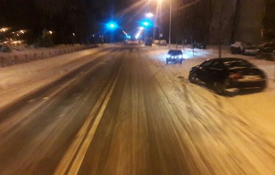 Кличко показал видео ночной инспекции дорог Киева 