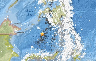 Между Индонезией и Филиппинами произошло мощное землетрясение