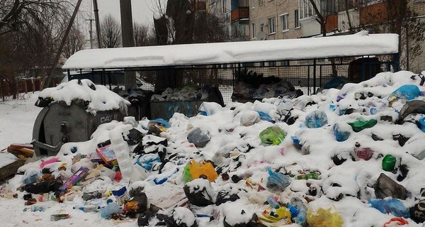 Во Львове депутаты передрались из-за мусора под национальный гимн