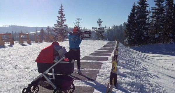Вита Семеренко готовится к Олимпиаде под присмотром малыша
