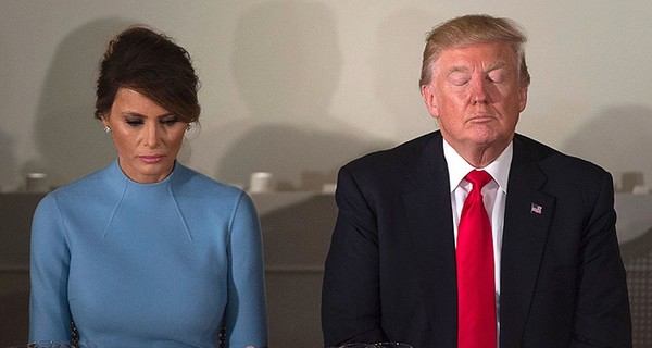 Фотографии грустной Мелании Трамп на инаугурации стали поводом для шуток 