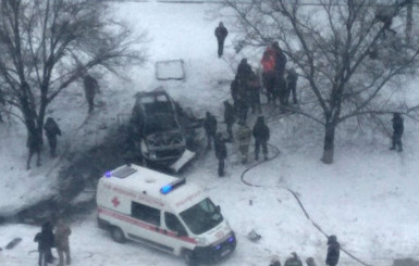 В Луганске взорвался автомобиль 