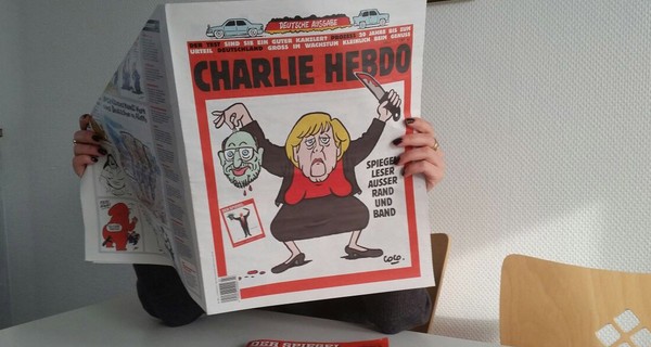 Скандальные изображения Ангелы Меркель от Charlie Hebdo