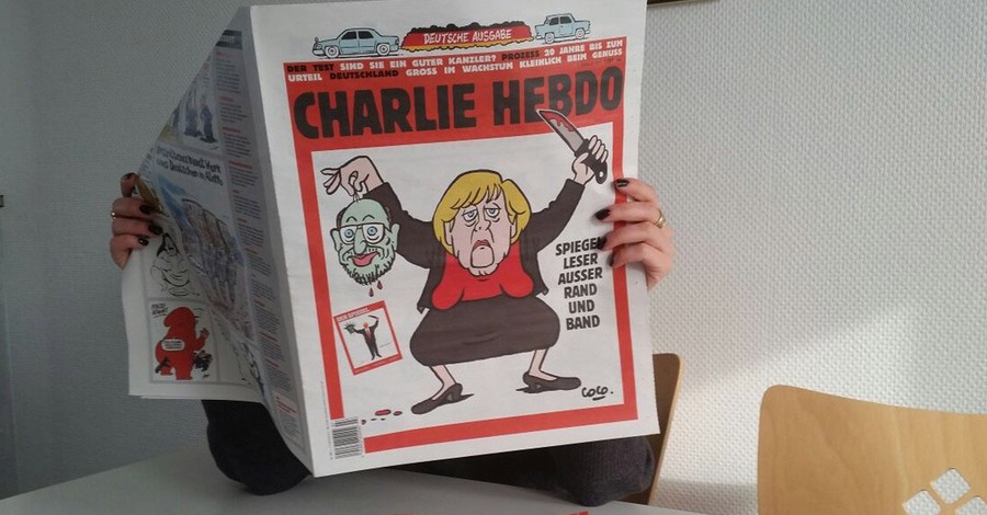 Скандальные изображения Ангелы Меркель от Charlie Hebdo