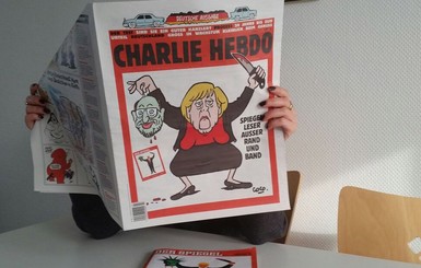 Скандальные изображения Ангелы Меркель от Charlie Hebdo