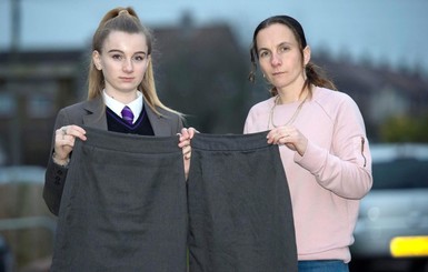 Британскую школьницу отстранили от занятий из-за короткой юбки