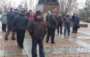 В Николаеве побили ветерана АТО на митинге против отмены 