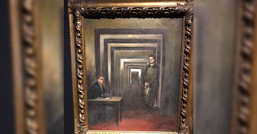 Неизвестную картину Гитлера выставили наравне с Ван Гогом