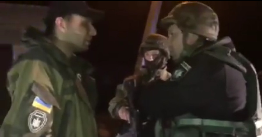 Сестра Парасюка показала стрельбу полиции Краматорска при столкновении