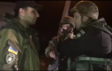 Сестра Парасюка показала стрельбу полиции Краматорска при столкновении