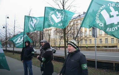 Польские националисты провели антиукраинский митинг