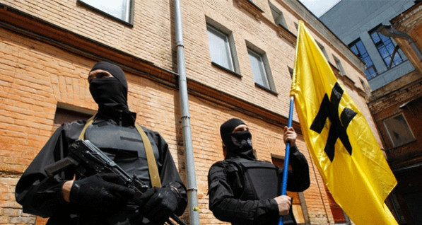 У задержанных в Беларуси боевиков нашли символику 