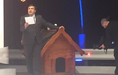 Саакашвили начал карьеру телеведущего 