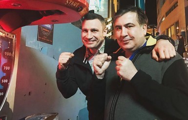 Кличко и Саакашвили встретились на Мальте