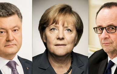 Порошенко поблагодарил Олланда и Меркель за безвиз 