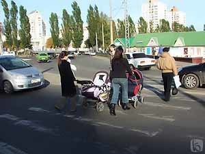 Челябинский пенсионер переходит дорогу только с кирпичом 
