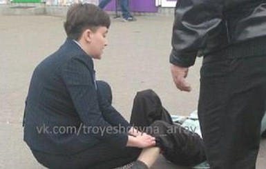 Вера Савченко сбила пожилую женщину, когда сдавала назад