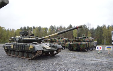 Украинские танки Т-64 прибыли в Германию