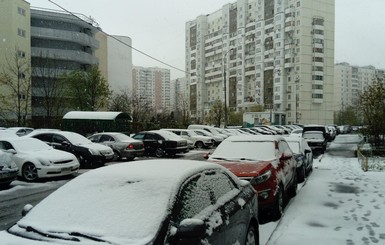 В Москве посреди мая выпал снег