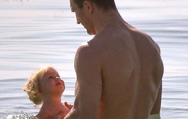 Папарацци показали трогательные снимки Владимира Кличко с дочерью