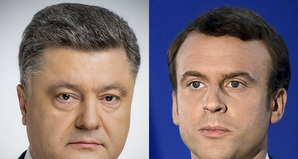 Порошенко пригласил Макрона в Киев