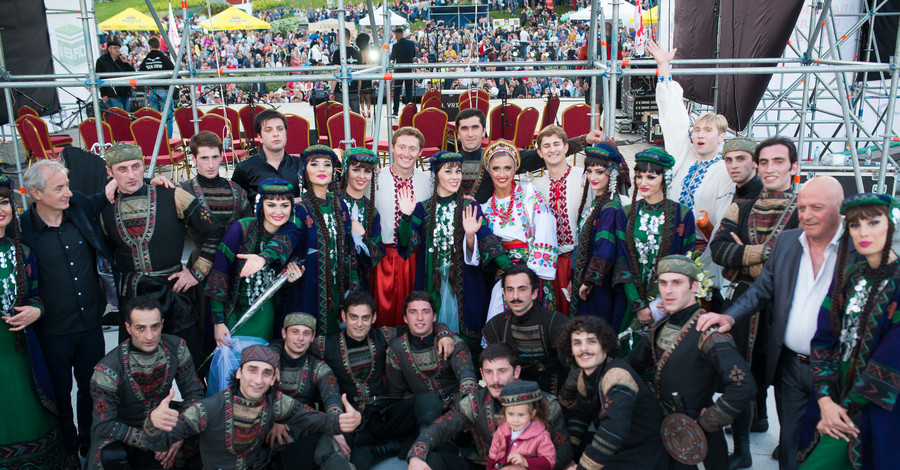 В Киеве отпраздновали День Независимости Грузии