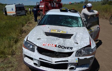 На чемпионате Украины по мини-ралли машина сбила человека