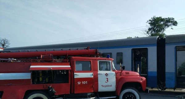 В Винницкой области загорелся поезд со 130 пассажирами