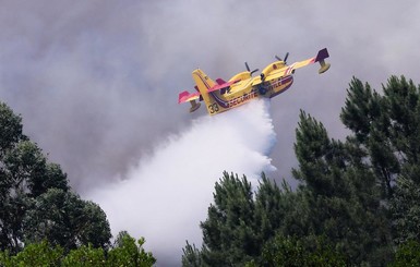 В Португалии разбился самолет, который тушил лесные пожары