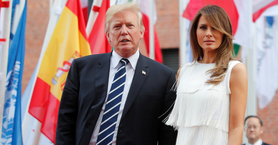 Мелания Трамп надела на саммит G-20 платье в стиле 