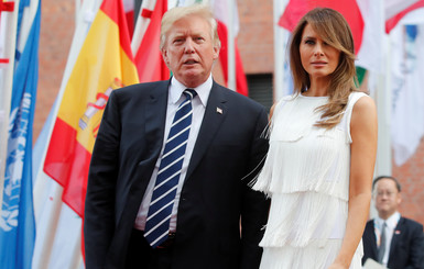 Мелания Трамп надела на саммит G-20 платье в стиле 