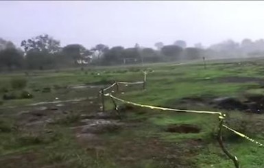 Видео: в Мексике расплавилось футбольное поле, поджарив двух ягнят 