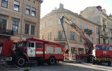 Во время пожара во Львове пострадал один человек
