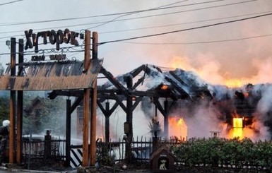 В Одессе полностью сгорел крупный ресторан 
