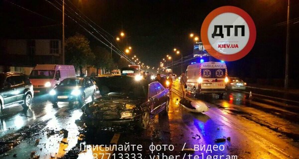 Смертельное ДТП в Киеве на Лобановского: не разминулись две легковушки