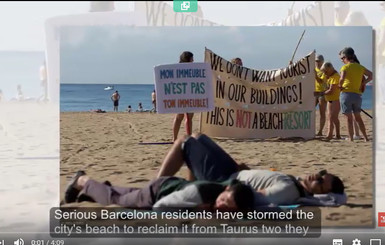 Жители Барселоны вышли на протест: надоели туристы