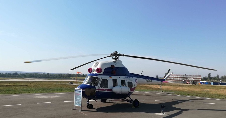 В Запорожье собрали первый украинский вертолет