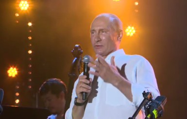 Путин неожиданно появился на сцене Koktebel Jazz Party в Крыму