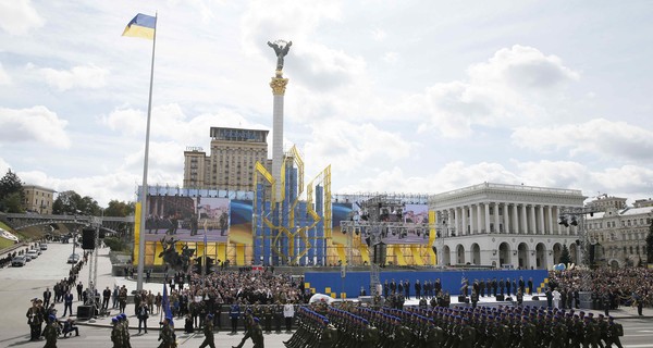 Хроника военного парада в Киеве-2017