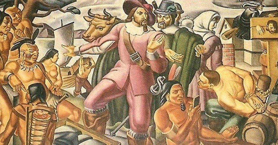 На фреске 1937 года разглядели мобильный телефон 